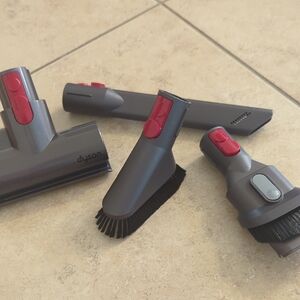 NEW Genuine Dyson V10 Gray and Red Accessory Tool Set OEM Authentic